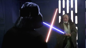 Darth Vader contra Obi Wan Kenobi