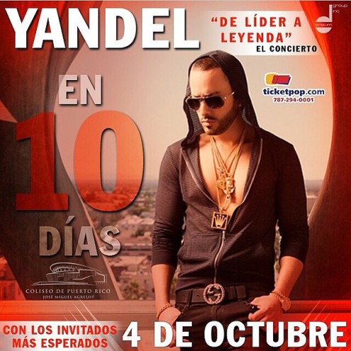 promocion del concierto solista de Yandel (2010)