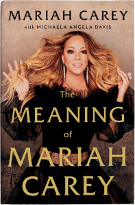 Portada del libro biografico de Mariah Carey