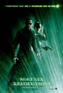 Matrix Revolutions (Matrix revoluciones) poster/cartel promocional